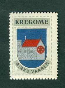 Denmark. Poster Stamp 1940/42. Mnh. District: Kregome.Coats Of Arms:Wheel, House