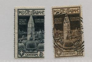 ITALY  124-25  MINT & USED