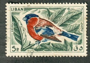 Lebanon #434 used single