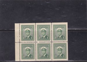 CANADA  BP of 6  (BK 32)   # 249 b      MNH