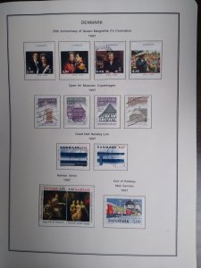 collection on pages Denmark 1996-8 CN: CV $107