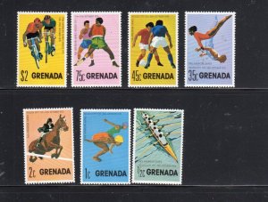 GRENADA #668-674 1975 7TH PAN-AMERICAN GAMES MINT VF NH O.G