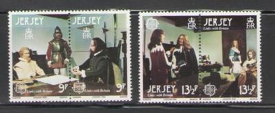 Jersey Sc 229-30 1980 Europa stamps mint NH