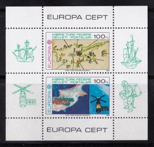 Turkey - North Cyprus           127       MNH         Souvenir Sheet   CV $60.00