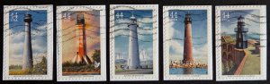US 4409-4413 (2009 Gulf Coast Lighthouses)