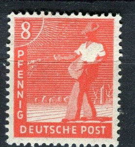 GERMANY; ALLIED OCC. ZONES 1947-48 pictorial issue Mint hinged 8pf. value