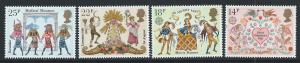 GREAT BRITAIN SC# 933-6 VF MNH 1981