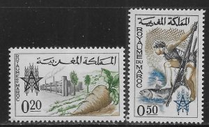 Morocco 89-90 Freedom From Hunger set MNH