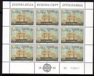 Yugoslavia 1564 - 1565 Sheets MNH