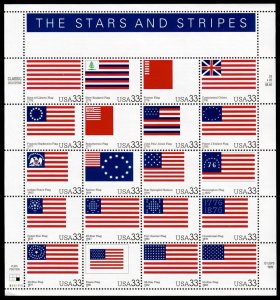 USA #3403 Stars and Stripes   Sheet of 20 Stamps MNH