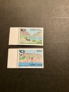 Faroe Islands Scott #226-7 never hinged