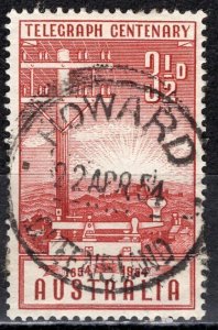 Australia; 1954: Sc. # 270: Used Cpl. Set