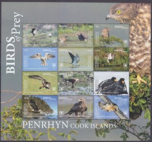 2018 Penrhyn Island 862-873ZB Birds of prey 54,00 €