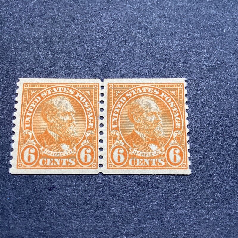 Scott #723 Garfield Mint NHOG Pair 1932-US