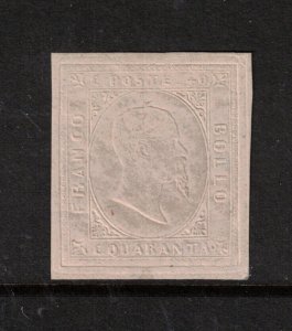 Sardinia #6 (Sassone #6) Extra Fine Mint Full Original Gum Hinged *With Cert.*