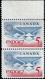 CANADA   #469 MNH PAIR (5)