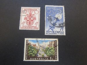 Australia 1956 Sc 288-90 FU 