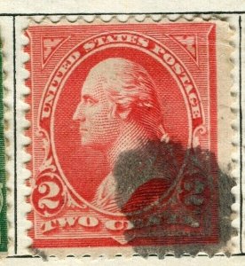 USA; 1898 early classic Presidential series used 2c. value