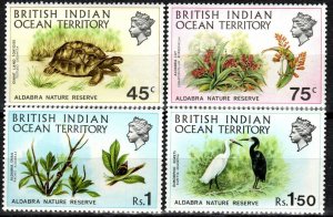 British Indian Ocean Territory #39-42 MNH CV $22.75 (X7435)