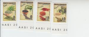 2018 Turkey Spices (4) (Scott NA) MNH