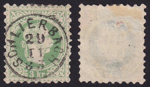 Austria - 1876 - Scott #35 - used - SCHLIERBACH s.o.n. pmk