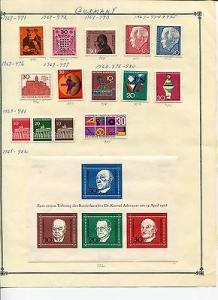 Germany Collection 1956/73 mostly mint 19 pages