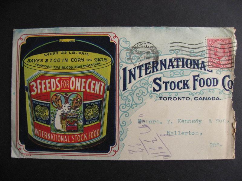 CANADA International Stock Food Company colorful advertising cover check it out!