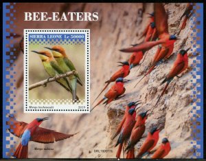 SIERRA LEONE 2019 BEE-EATERS SHEET MINT NEVER HINGED