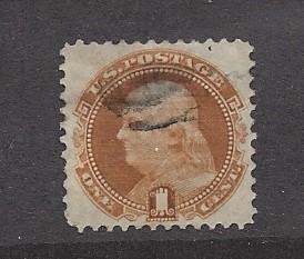 United States, 112, 1c Franklin Buff Single,**Used**#1