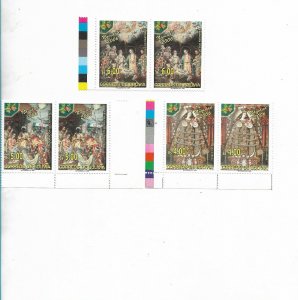 BOLIVIA 2006 CHRISTMAS XMAS RELIGION SET OF 3 VALUES IN PAIRS MINT NH VF XF!