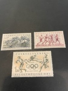 Czechoslovakia sc 763-765 MLH comp set