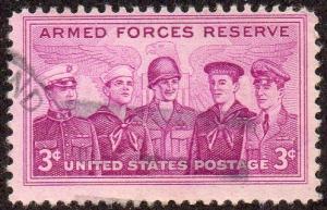 United States 1067 - Used - 3c Armed Forces Reserve (1955) +