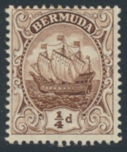 Bermuda  SG 44 SC# 40 MVLH   Brown see details and scans