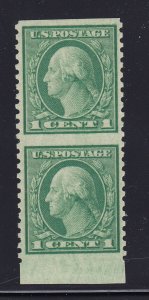 538a imperf pair XF OG never hinged with nice color cv $ 130 ! see pic !