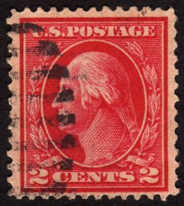 1912, US, 2c, George Washington, Used, Sc 406