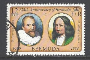 Bermuda Sc # 449 used (DT)