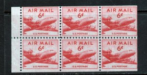 C39a  MNH  unused Booklet Pane of 6