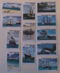 Cocos lslands 20-31 MNH  Cat $6.15 Ship Topical