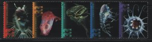 US  3439-3443 MNH DEEP SEA CREATURES STRIP OF 5