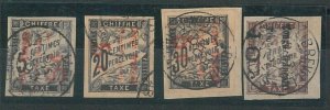 55007 - FRENCH COLONIES: CONGO FRANCAISE - STAMP: YVERT 8/11 Used GUARANTEED-