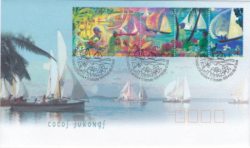 Cocos Islands # 330, Hari Raya Festival, First Day Cover