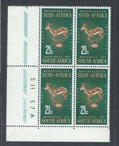 SOUTH AFRICA SC# 301 CONTROL B/4 FVF/MNH 1964 