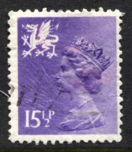 STAMP STATION PERTH Wales #WMH27 QEII Definitive Used 1971-1993