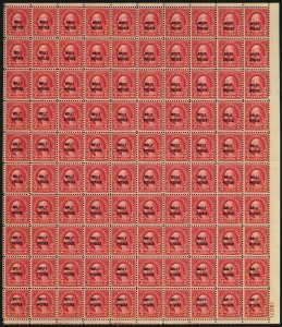 646, Mint NH 2¢ Complete Sheet of 100 Stamps CV $250 - Stuart Katz 