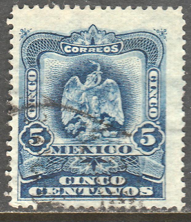 MEXICO 297, 5cents EAGLE COAT OF ARMS. USED. VF. (189)