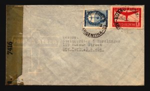 Argentina 1944 Censor Cover / Creasing (III) - L1119