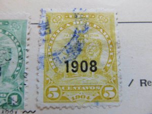 Paraguay 1908 5c Fine Used Stamp A11P26F42-
