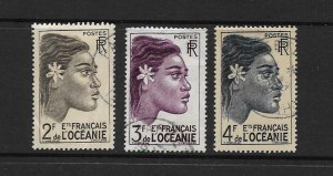 FRENCH POLYNESIA #169/72  USED