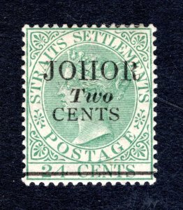 Johore SC #15   F/VF, Unused, OG, Wmk. 2, CV $150.00 ..... 3180009