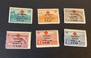 Albania Sc# B28-33 (B28-B33) Complete Set Mint Never Hinged MNH